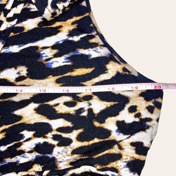 Calvin Klein Empire Waist Leopard Print Dress Size 14W. Beautiful! Has P… - Picture 8 of 15